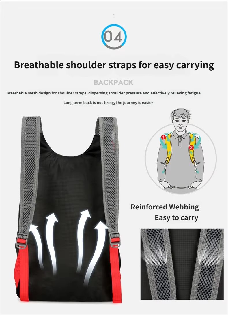 Cycling Waterproof Polyester Trekking Backpack detail image