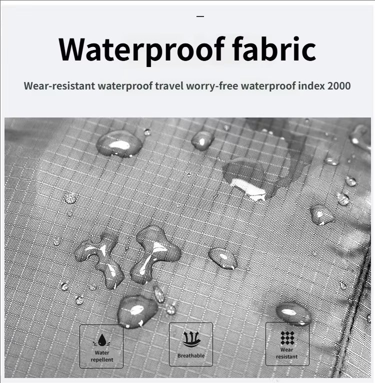 Waterproof Polyester Softback Trekking Backpack detail image