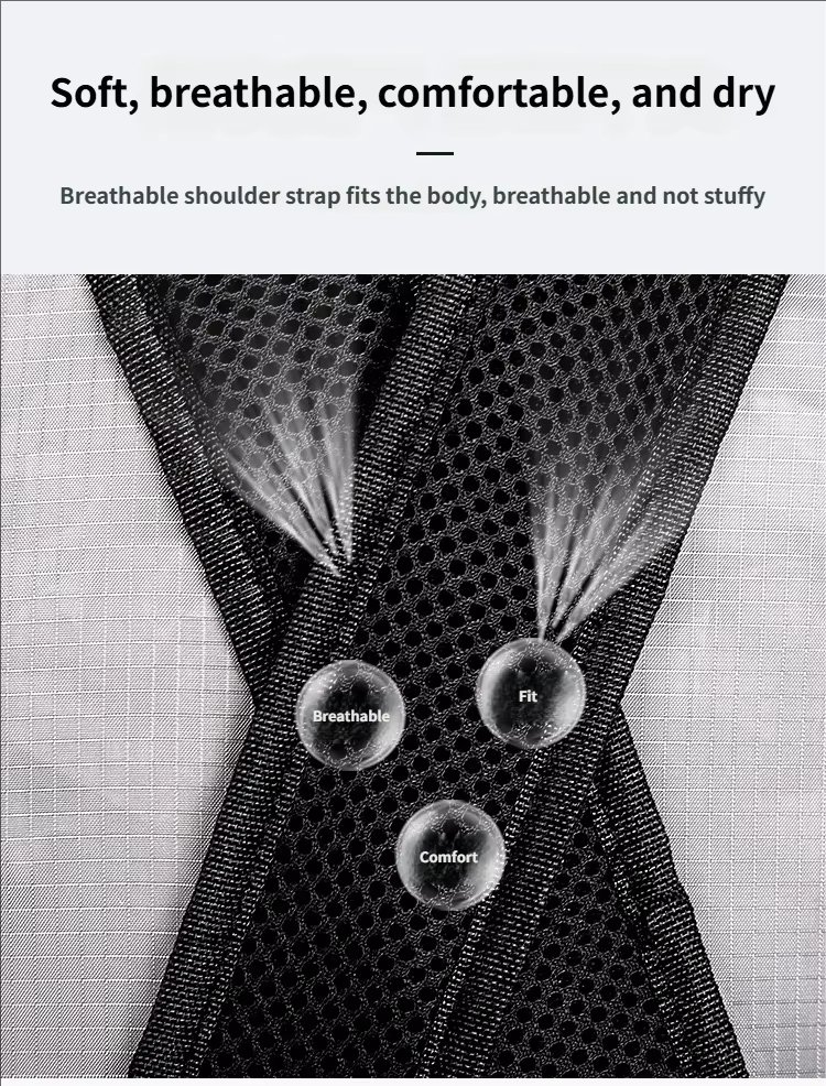 Waterproof Polyester Softback Trekking Backpack detail image