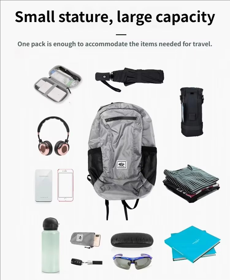 Waterproof Polyester Softback Trekking Backpack detail image