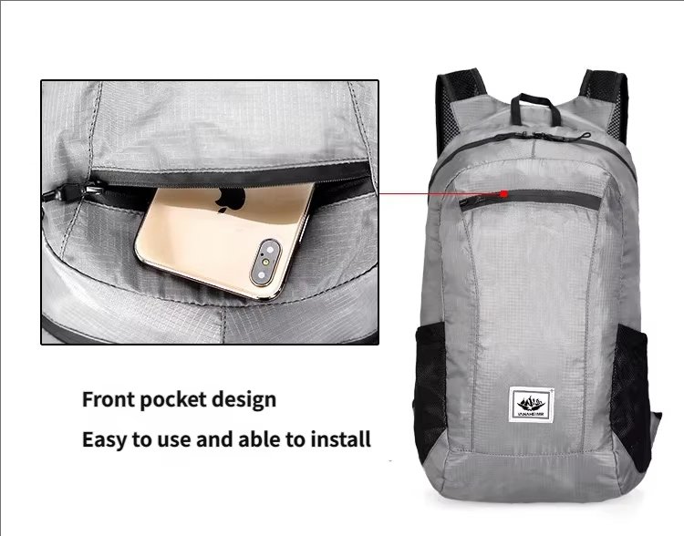 Waterproof Polyester Softback Trekking Backpack detail image