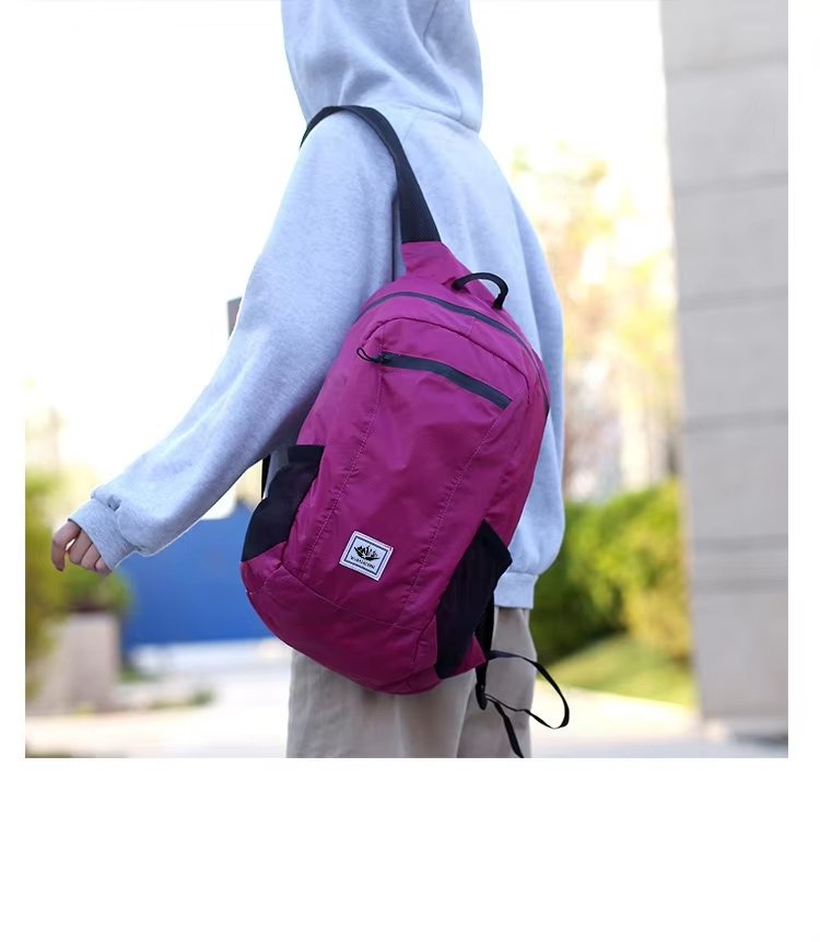 Waterproof Polyester Softback Trekking Backpack detail image
