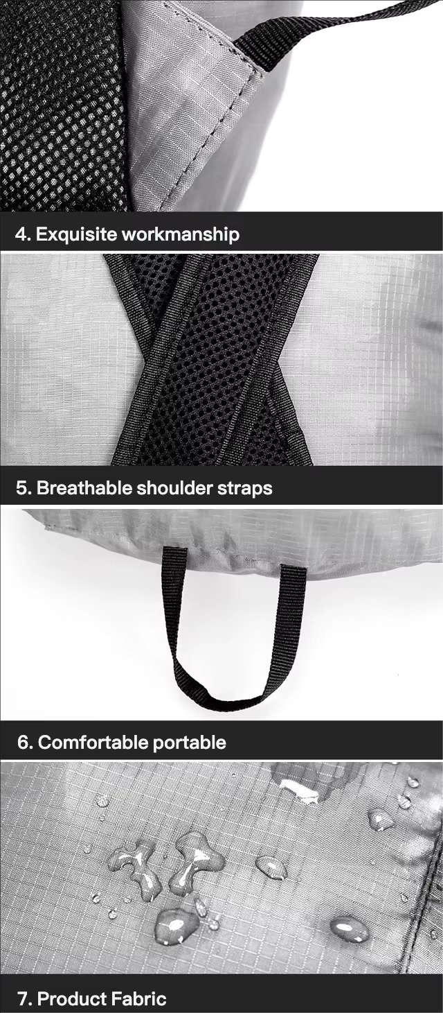 Waterproof Polyester Softback Trekking Backpack detail image
