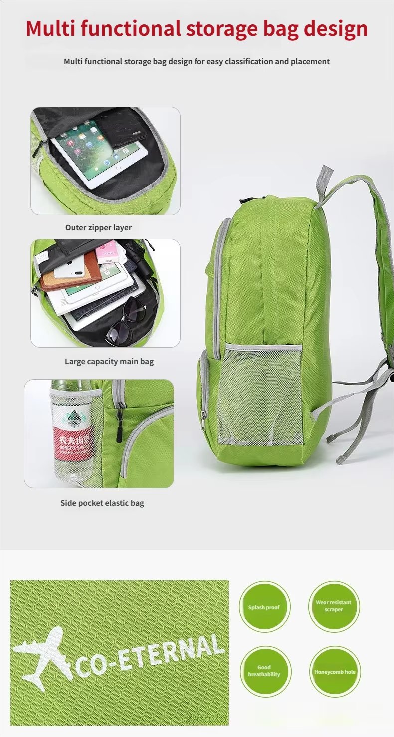 Waterproof Travel Oxford Trekking Backpack detail image
