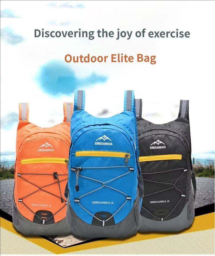 Waterproof Travel Nylon Trekking Backpack detail image