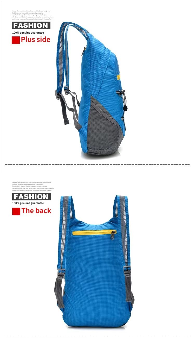 Waterproof Travel Nylon Trekking Backpack detail image
