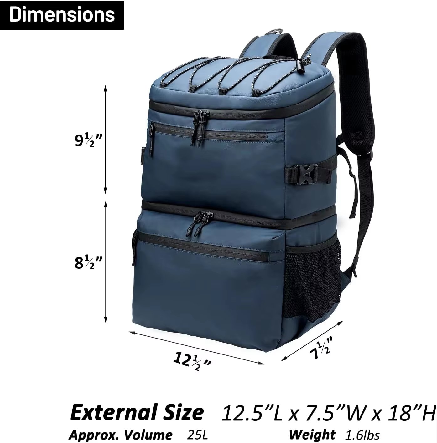 Customized Large Capacity Collapsible Insulated Cooler Bag Leakproof Lunch Box Waterproof Portable Soft Picnic Tote - product detail