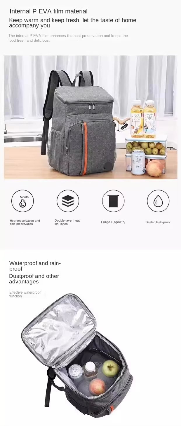 Design Oxford Leakproof Outdoor Travel Insulated Picnic Lunch Bag Freezer Beach Cooling Back Pack Cooler Backpacks - product detail