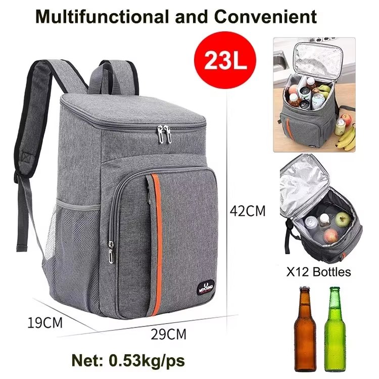 Design Oxford Leakproof Outdoor Travel Insulated Picnic Lunch Bag Freezer Beach Cooling Back Pack Cooler Backpacks - product detail