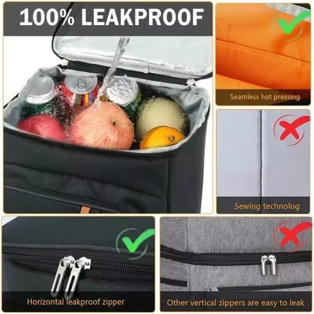 Design Oxford Leakproof Outdoor Travel Insulated Picnic Lunch Bag Freezer Beach Cooling Back Pack Cooler Backpacks - product detail