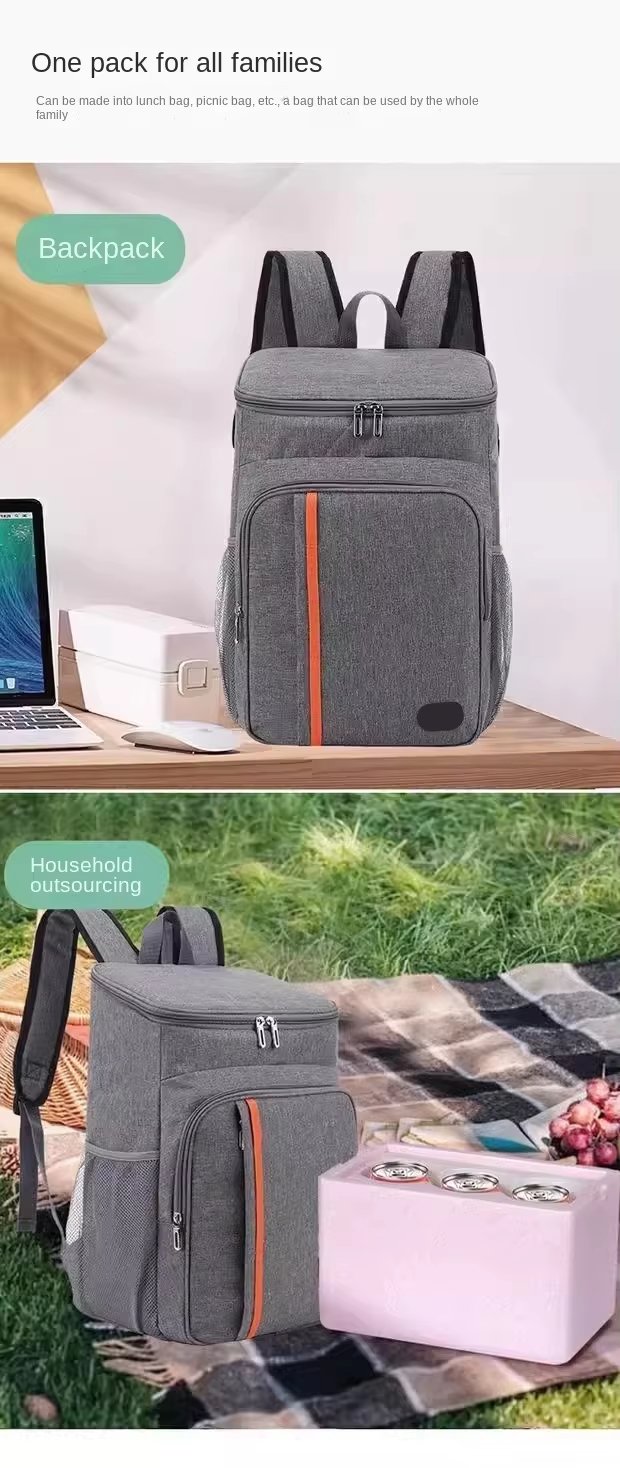 Design Oxford Leakproof Outdoor Travel Insulated Picnic Lunch Bag Freezer Beach Cooling Back Pack Cooler Backpacks - product detail