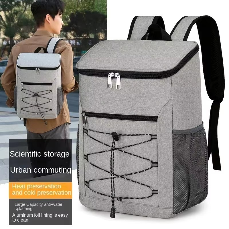 Custom Oxford Waterproof Lunch Bag Picnic Insulating Backpacks New Design Convenient Insulated Tactical Cooler Bag - product detail