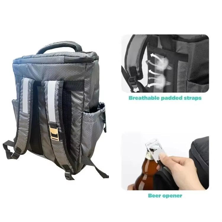 Hot Fashion Cheap Thermal Insulated Food Lunch Beach Cooler Bags Picnic Bag with Thickened Aluminum Foil and - product detail
