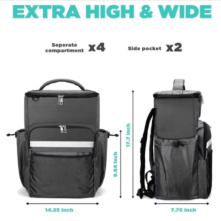 Hot Fashion Cheap Thermal Insulated Food Lunch Beach Cooler Bags Picnic Bag with Thickened Aluminum Foil and - product detail