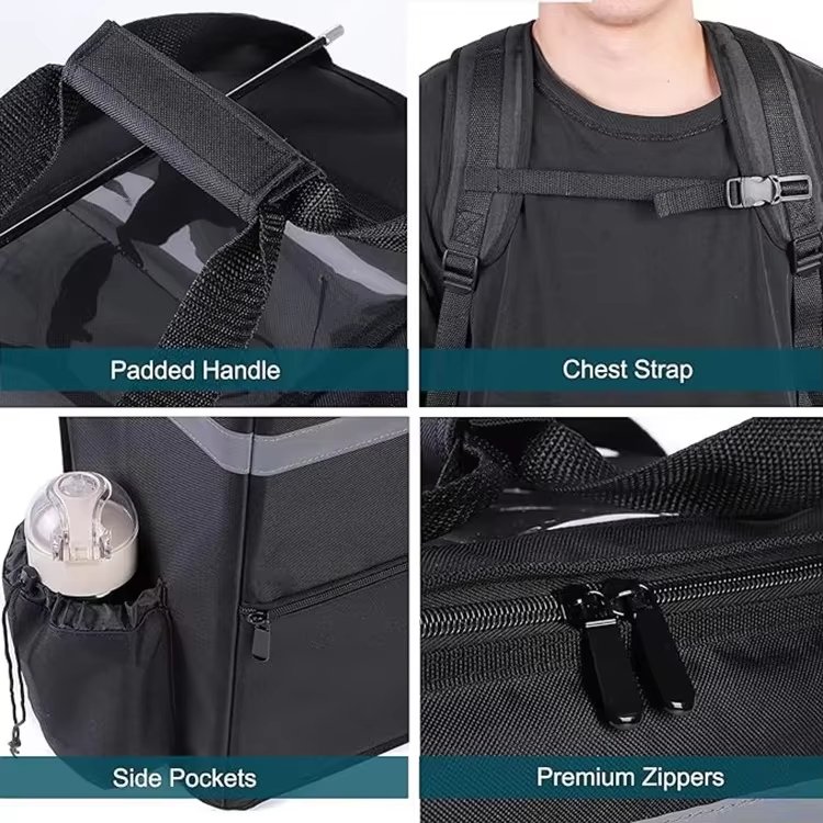 Custom Large Capacity Double Layer Insulated Lunch Bag Eco-Friendly Oxford Cooler for Outdoor Camping Picnic - product detail
