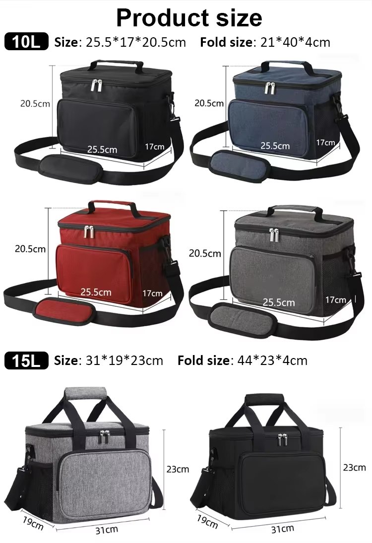 New Fashion Large Capacity Waterproof Outdoor Insulated Lunch Picnic Bags Portable Food Thermal Insulation Backpack Cooler Ba - product detail