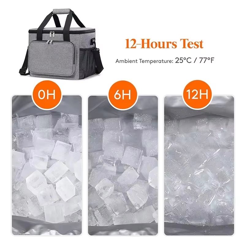 New Fashion Large Capacity Waterproof Outdoor Insulated Lunch Picnic Bags Portable Food Thermal Insulation Backpack Cooler Ba - product detail