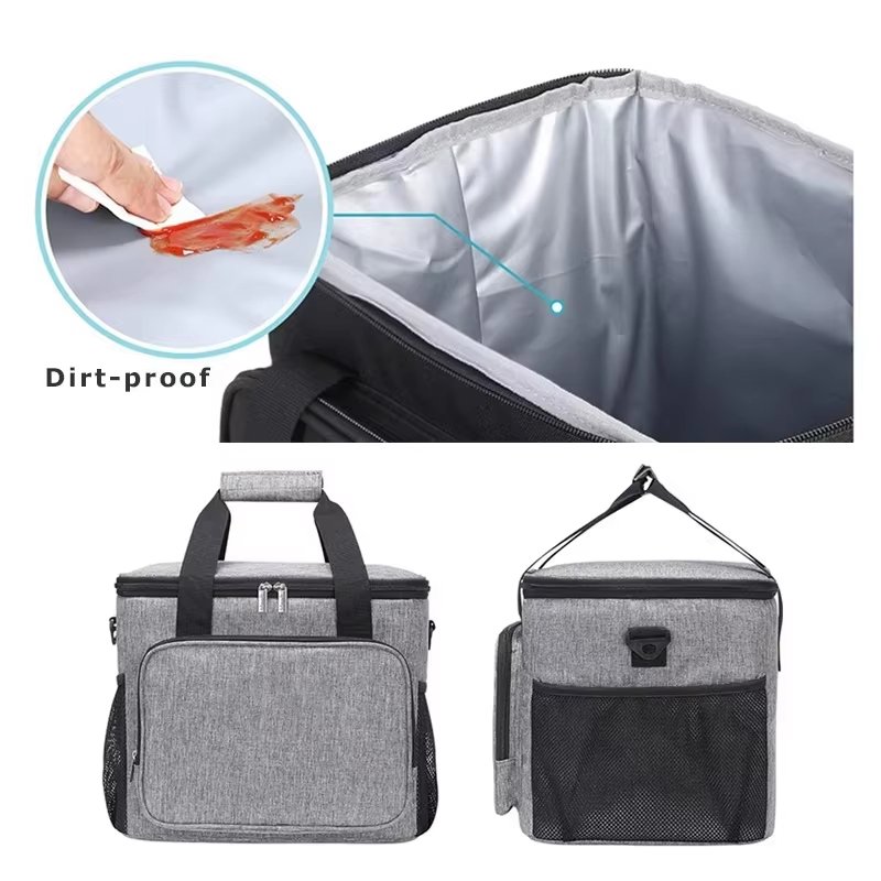 New Fashion Large Capacity Waterproof Outdoor Insulated Lunch Picnic Bags Portable Food Thermal Insulation Backpack Cooler Ba - product detail