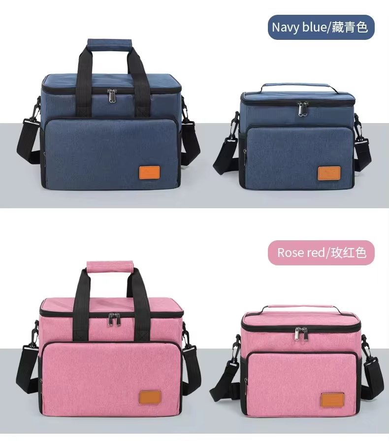 Large Capacity Camping Thermal Insulated Picnic Lunch Box Portable Tote Handbag Waterproof Food Storage Cooler Bag - product detail