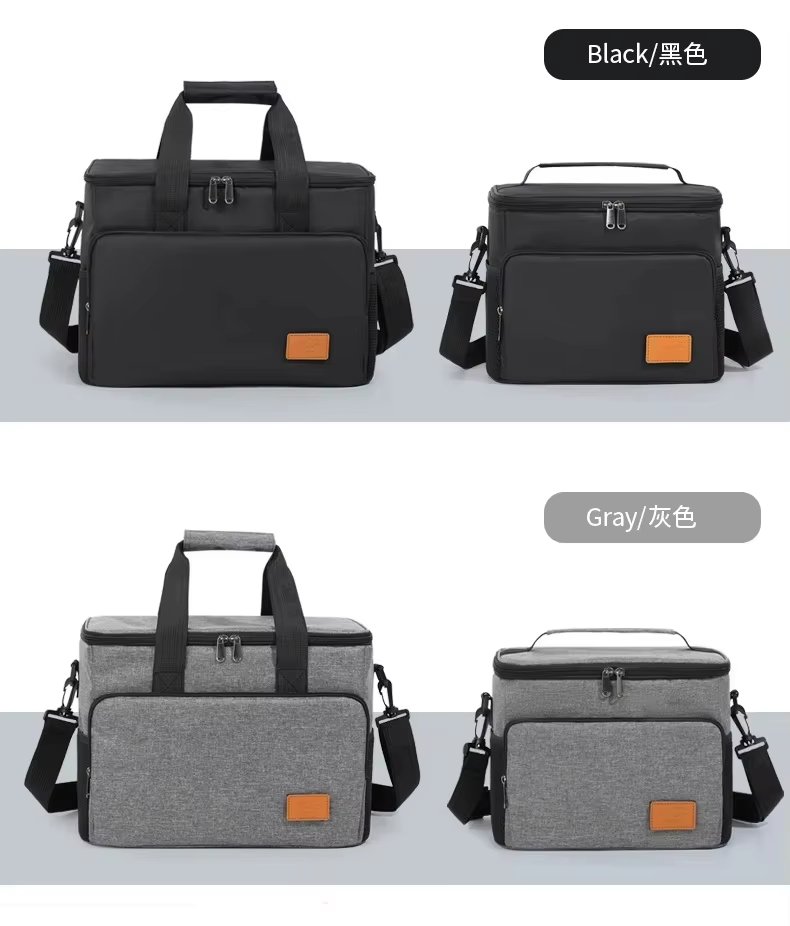 Large Capacity Camping Thermal Insulated Picnic Lunch Box Portable Tote Handbag Waterproof Food Storage Cooler Bag - product detail