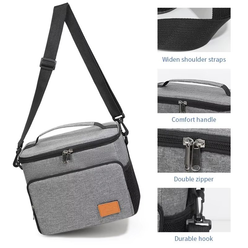 Large Capacity Camping Thermal Insulated Picnic Lunch Box Portable Tote Handbag Waterproof Food Storage Cooler Bag - product detail