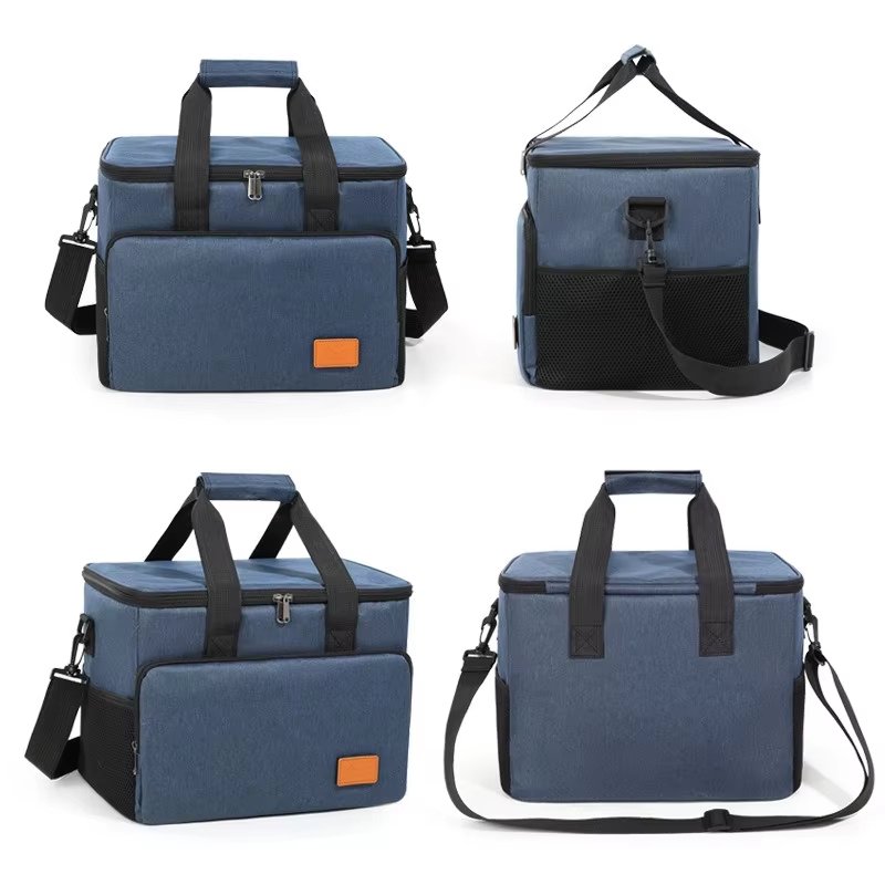 Large Capacity Camping Thermal Insulated Picnic Lunch Box Portable Tote Handbag Waterproof Food Storage Cooler Bag - product detail
