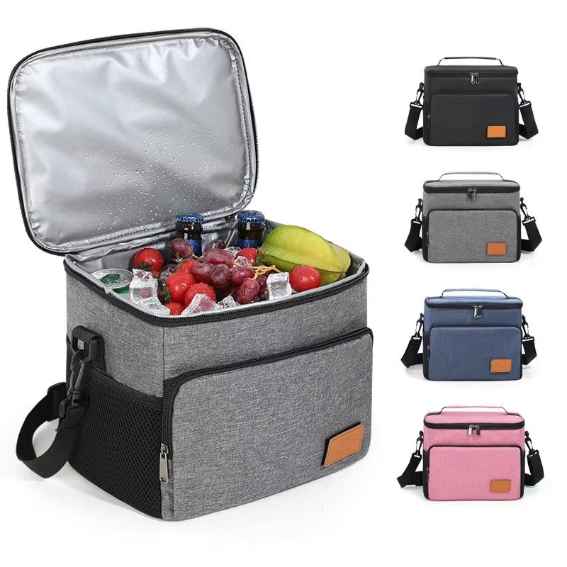 Large Capacity Camping Thermal Insulated Picnic Lunch Box Portable Tote Handbag Waterproof Food Storage Cooler Bag - product detail
