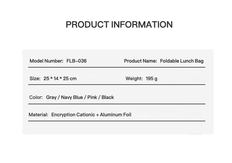 Custom Logo Thermal Lunch Bag Waterproof Portable Cooler Tote Bags Thickened Insulation Aluminum Foil Lining Zipper Ice Pack product detail