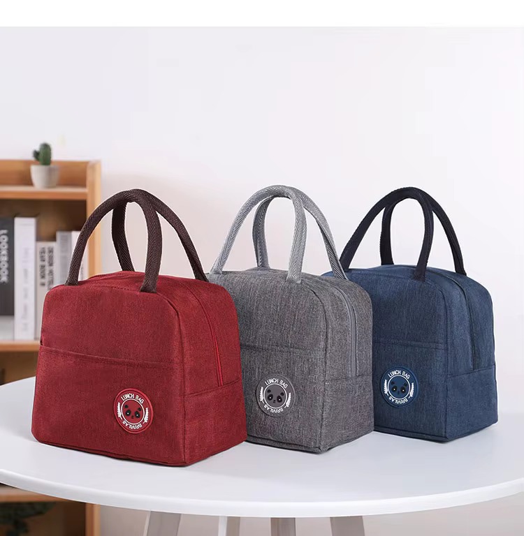 Cationic Fabric Insulated Lunch Bag with Foil Lining product detail