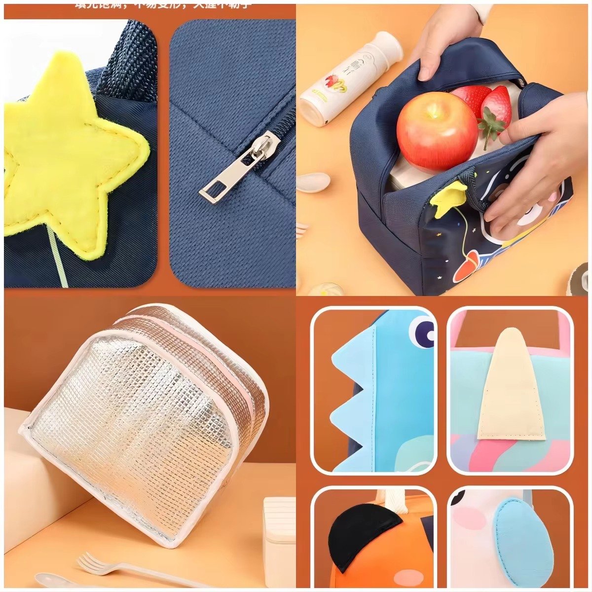 Oxford Thermal Soft Insulated Food Storage Lunch Backpack Travel Picnic Cooler Outdoor Leakproof Ice Bag Cooling Bag - product detail