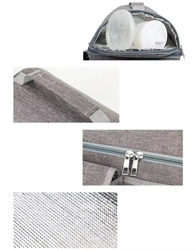 Leak-Proof Waterproof Outdoor Thermal Soft Heat Preservation Lunch Bag Cooler Picnic Insulated Shoulder Backpack - product detail