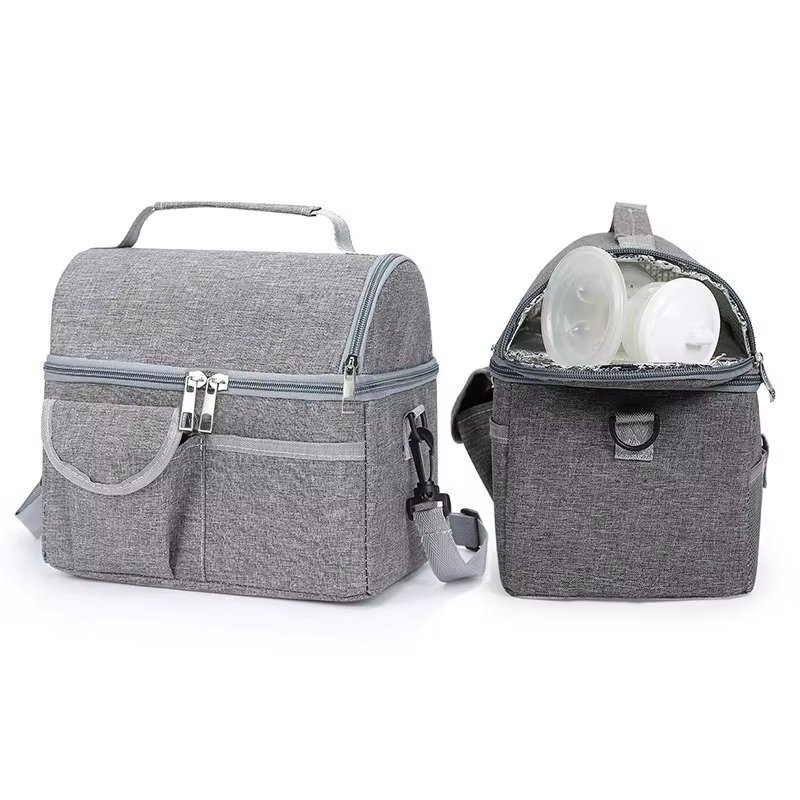 Leak-Proof Waterproof Outdoor Thermal Soft Heat Preservation Lunch Bag Cooler Picnic Insulated Shoulder Backpack - product detail