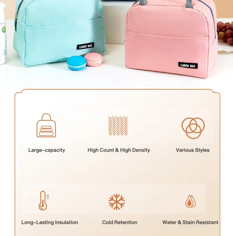 Portable Insulated Bento Lunch Bag for Work and School product detail