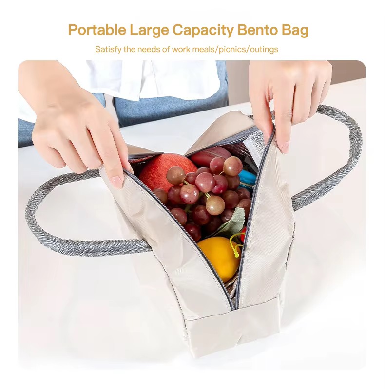 Portable Insulated Bento Lunch Bag for Work and School product detail