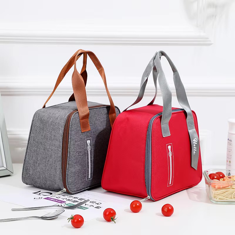 Trapezoidal Insulated Lunch Bag with Inner Mesh Pocket product detail