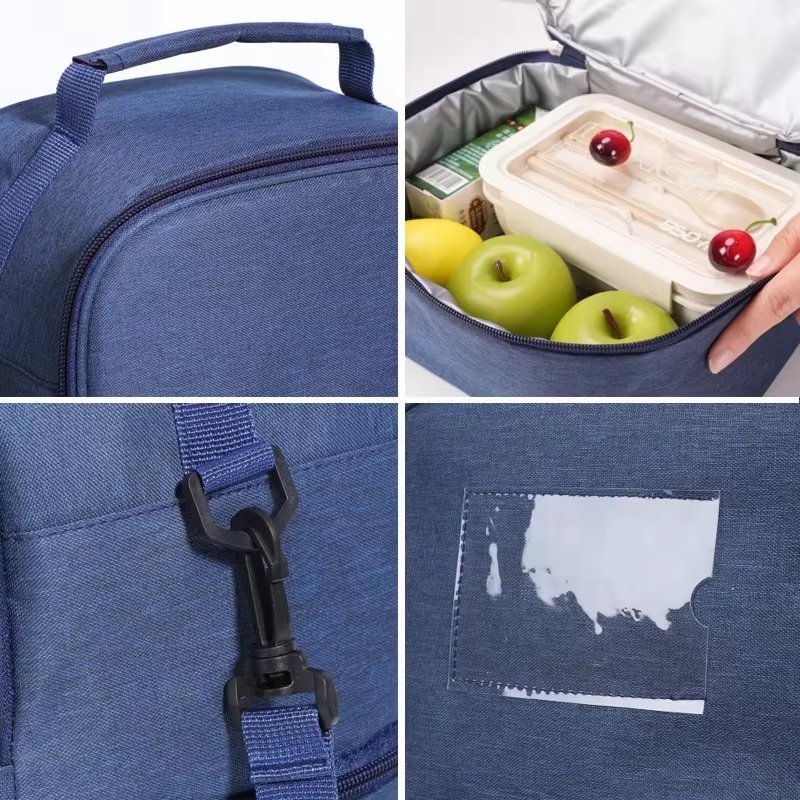 Large Cooler Lunch Bag for Outdoor with Long Shoulder Strap Insulated Picnic and Ladies - product detail