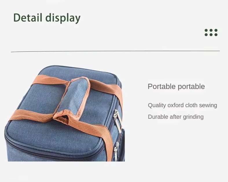 Reusable Thermal Insulated Fresh-keeping Lunch Cooler Bags Backpack Insulation Outdoor Picnic Beach Bag - product detail