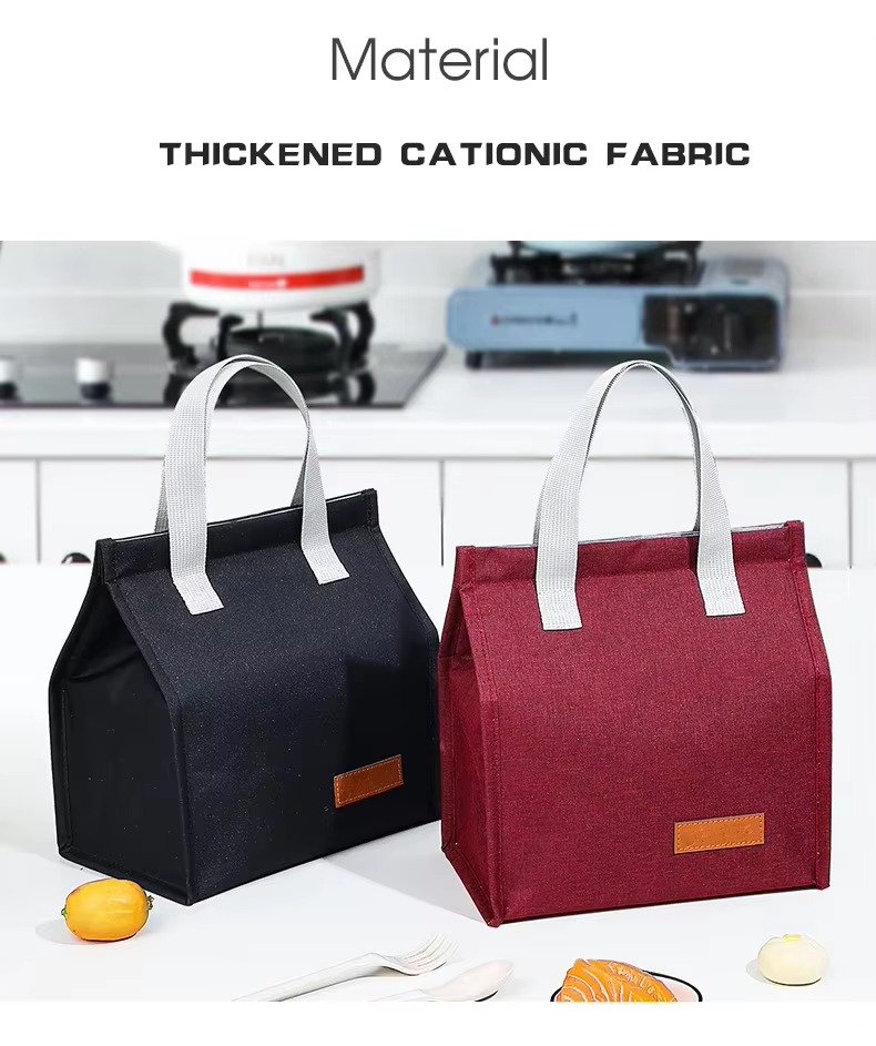 Minimalist Style Insulated Lunch Bag Waterproof Portable Thermal Picnic Tote Cooler Bag for Kids School Students Office Workers product detail