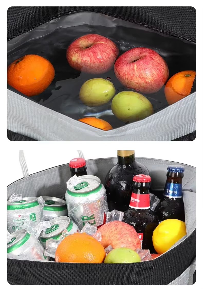 New Designer Waterproof Outdoor Cooler Bag Thicken Aluminum Foil Insulation Picnics Camping Fresh-keeping Food Lunch Bag - product detail