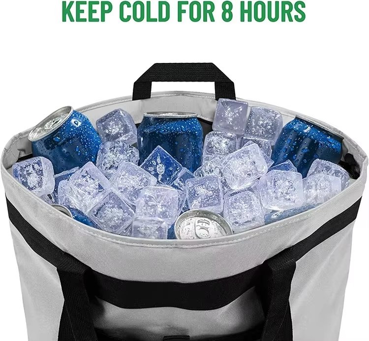 New Designer Waterproof Outdoor Cooler Bag Thicken Aluminum Foil Insulation Picnics Camping Fresh-keeping Food Lunch Bag - product detail