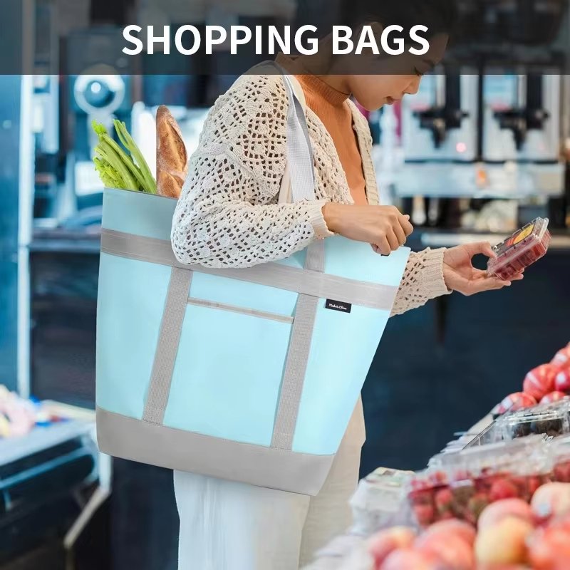 New Designer Waterproof Outdoor Cooler Bag Thicken Aluminum Foil Insulation Picnics Camping Fresh-keeping Food Lunch Bag - product detail