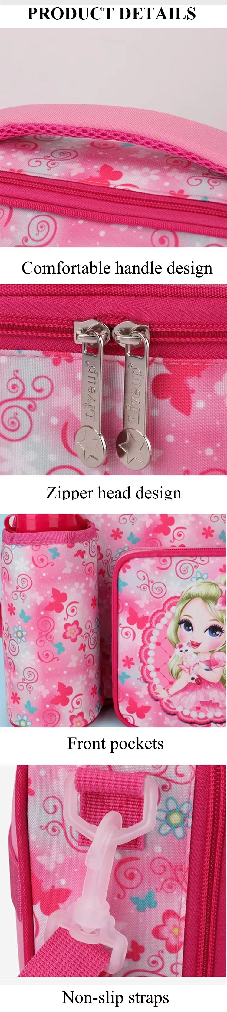 Waterproof Food Lunch Box Portable Leakproof Aluminum Foil Thermal Insulated Cooler Bag for Office Picnic - product detail