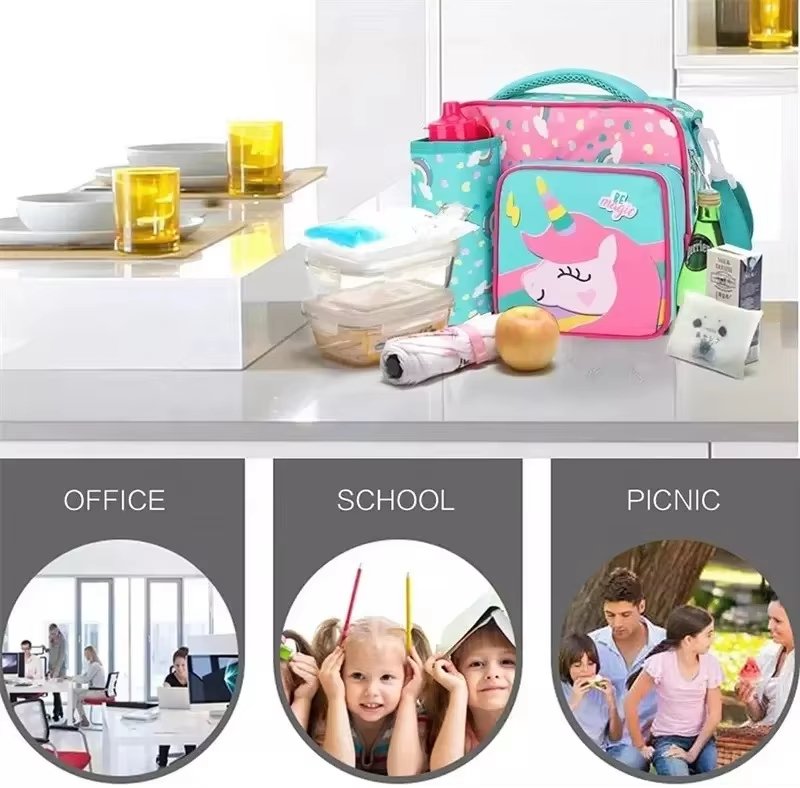 Waterproof Food Lunch Box Portable Leakproof Aluminum Foil Thermal Insulated Cooler Bag for Office Picnic - product detail