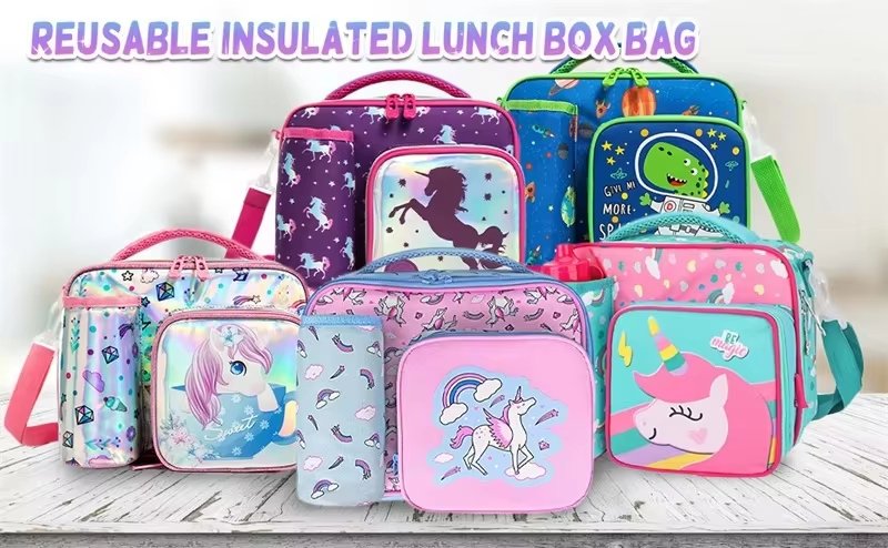 Waterproof Food Lunch Box Portable Leakproof Aluminum Foil Thermal Insulated Cooler Bag for Office Picnic - product detail