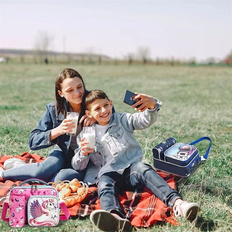 Waterproof Food Lunch Box Portable Leakproof Aluminum Foil Thermal Insulated Cooler Bag for Office Picnic - product detail