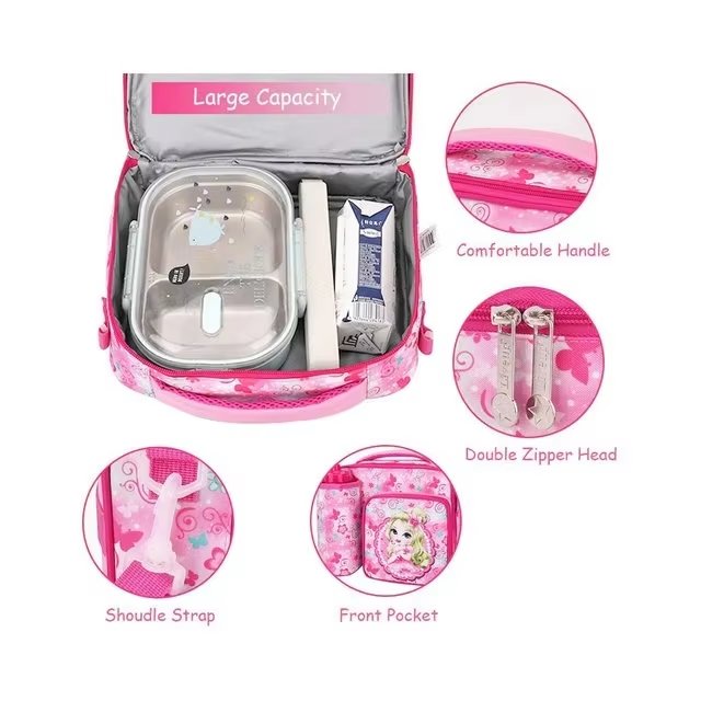 Waterproof Food Lunch Box Portable Leakproof Aluminum Foil Thermal Insulated Cooler Bag for Office Picnic - product detail