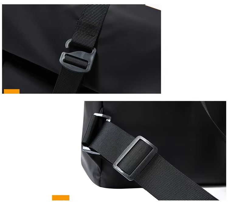 Water-Resistant Large Capacity Modern Business Travel Oxford Roll Top Backpack product detail