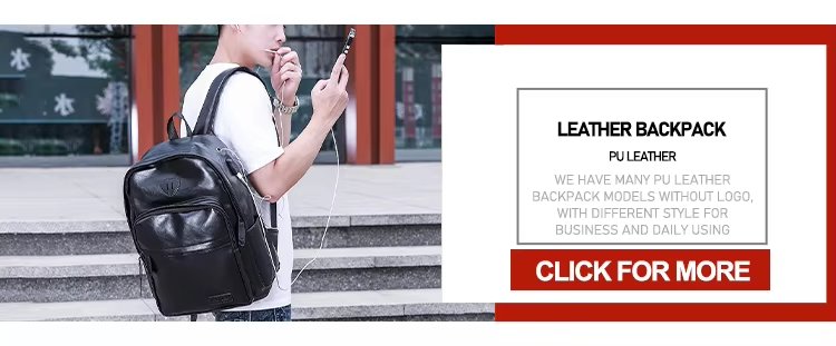 Anti-Theft Water-Resistant Business Travel School PU Leather Roll Top Backpack product detail