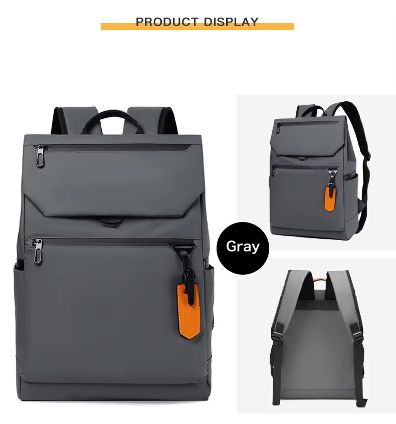 Water-Resistant Large Capacity Lightweight USB Modern Oxford Laptop Backpack product detail