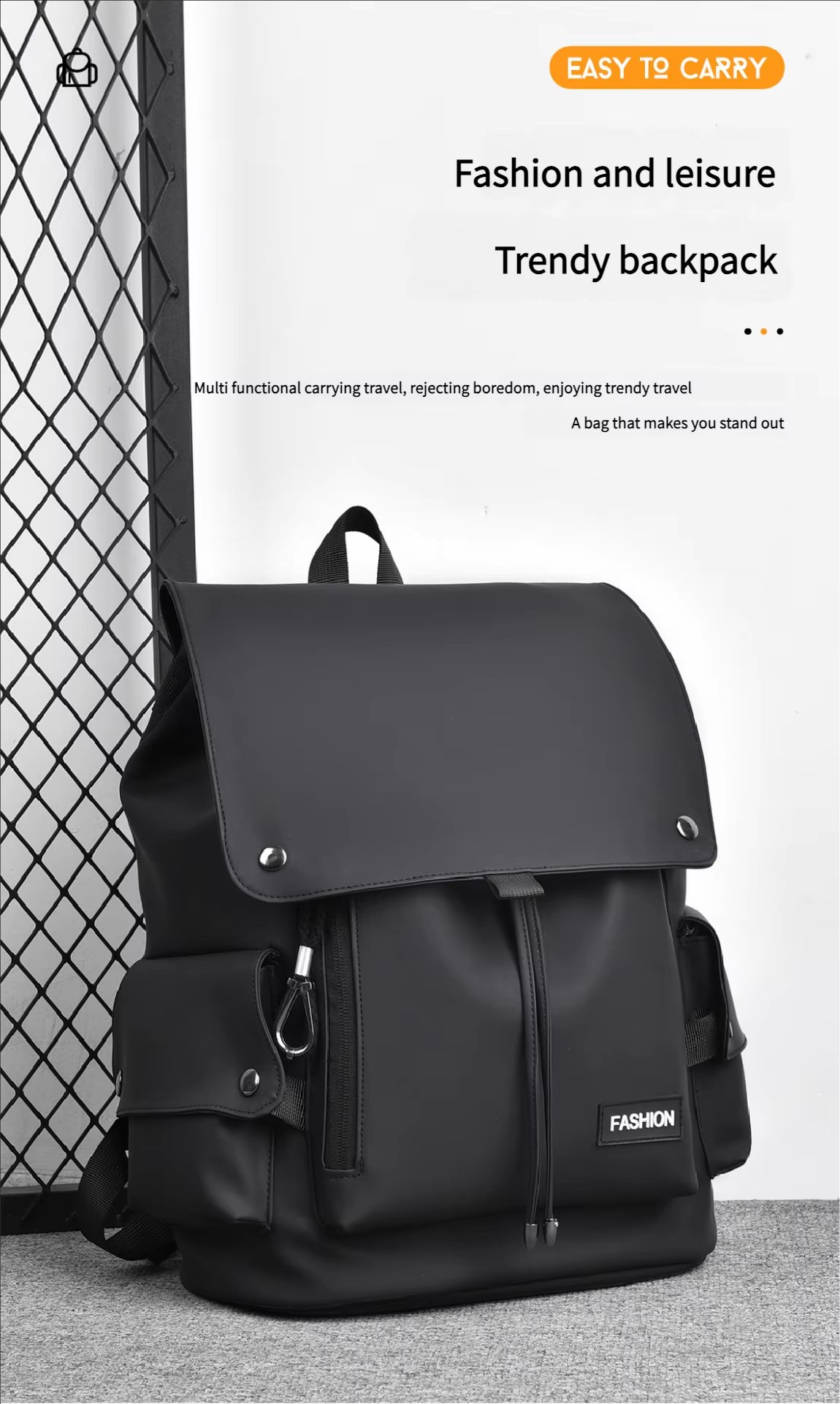Large Capacity Modern Business School Oxford Laptop Backpack product detail